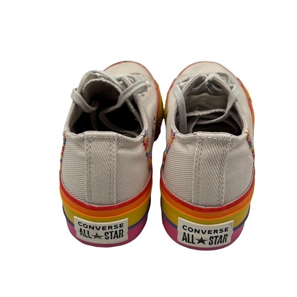 Converse Chuck Taylor All Star Platform Rainbow Sneakers Size 7 Women's - Picture 8 of 9